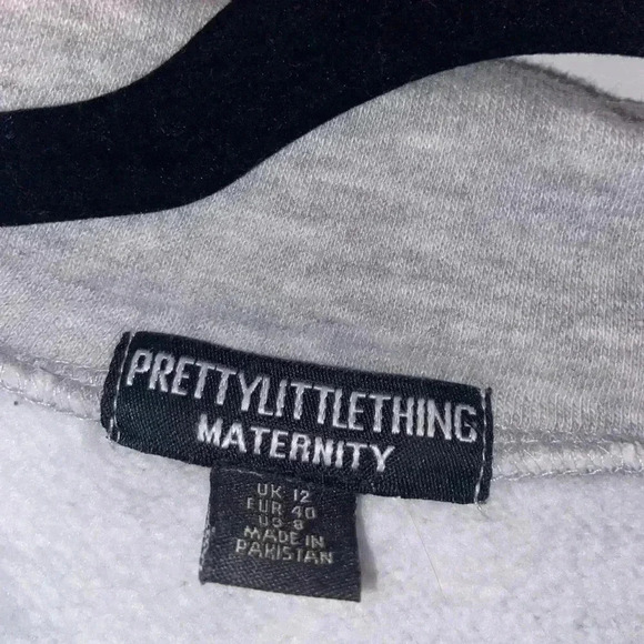 Pretty Little Thing Maternity Women’s 8 Quarter Zip - Picture 3 of 5